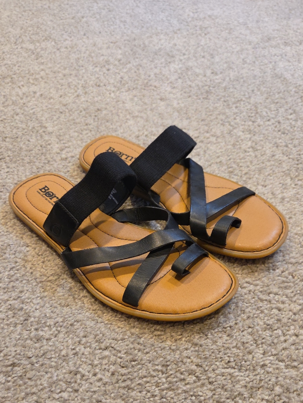 Born Black Sandals